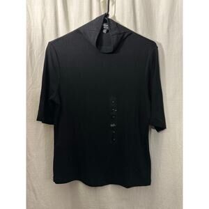 Banana Republic Womens Soft Luxe Short Sleeve Turtleneck Knit Top Medium NWT